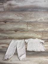 First Impressions 2pc Shirt & Joggers Set Beige sz 24m