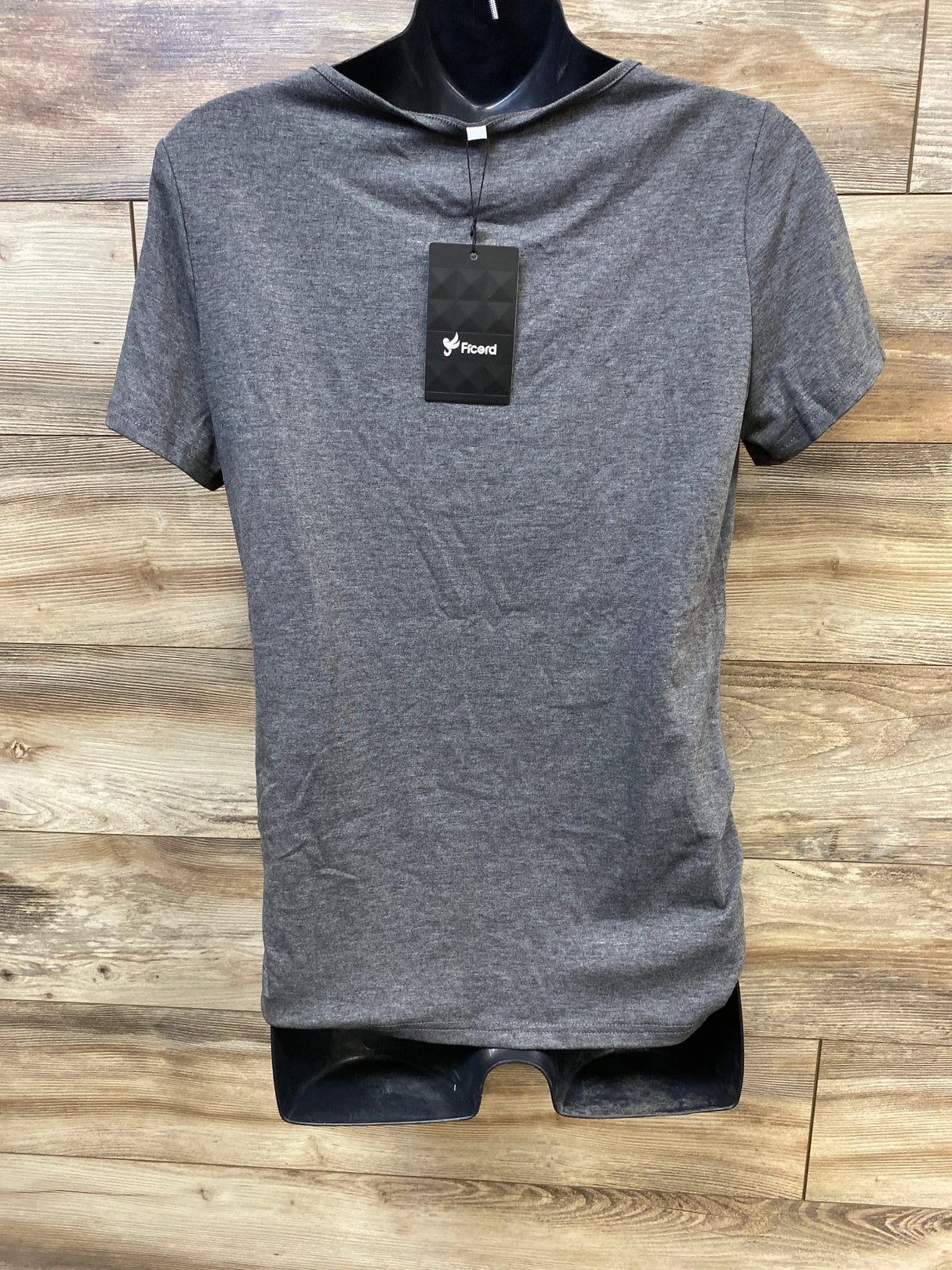 NEW Ficerd Maternity Nursing Shirt Grey sz Large - Me n Mommy To Be