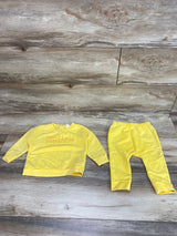 Cat & Jack Hello Sunshine Sweatshirt & Pants Yellow sz 6-9m