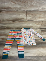 Cat & Jack 2pc Lady Bug Print Pajama Set White sz 4T