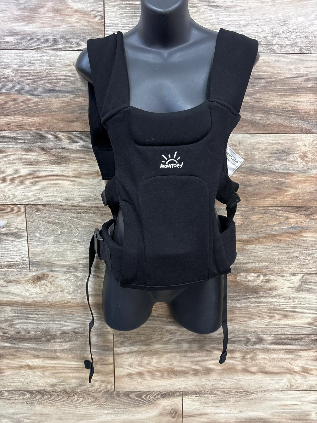 MOMTORY Baby Carrier in Black 7-25lbs - Me n Mommy To Be