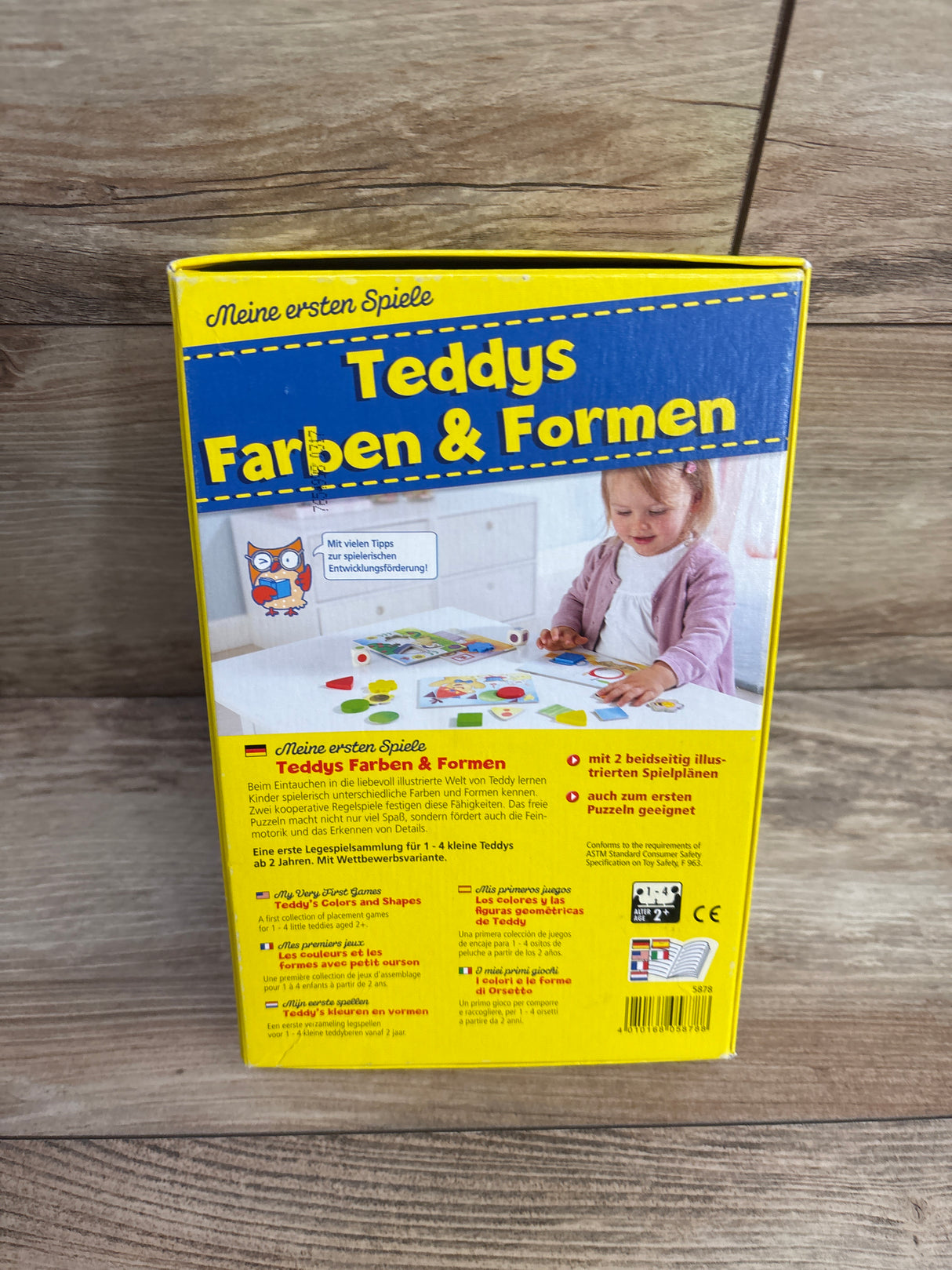 HABA My Very First Games – Teddy’s Colors & Shapes - 4pk Puzzles
