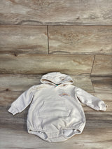 Disney Baby Winnie The Pooh Hooded Sweater Bubble Romper Beige sz 6-9m