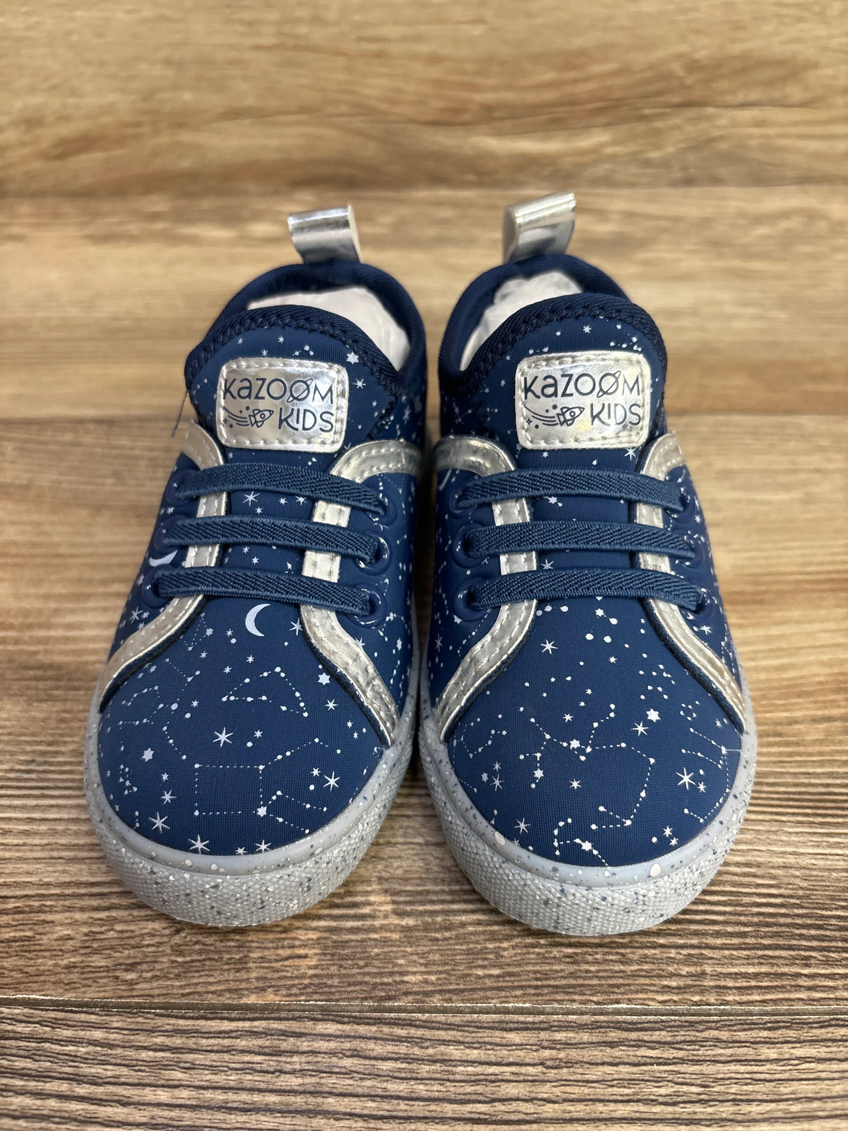 NEW Kazoom Kids Stargaze Sneakers Navy sz 7c