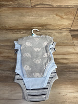 NEW First Impressions 3pk Bodysuits Grey sz 3-6m
