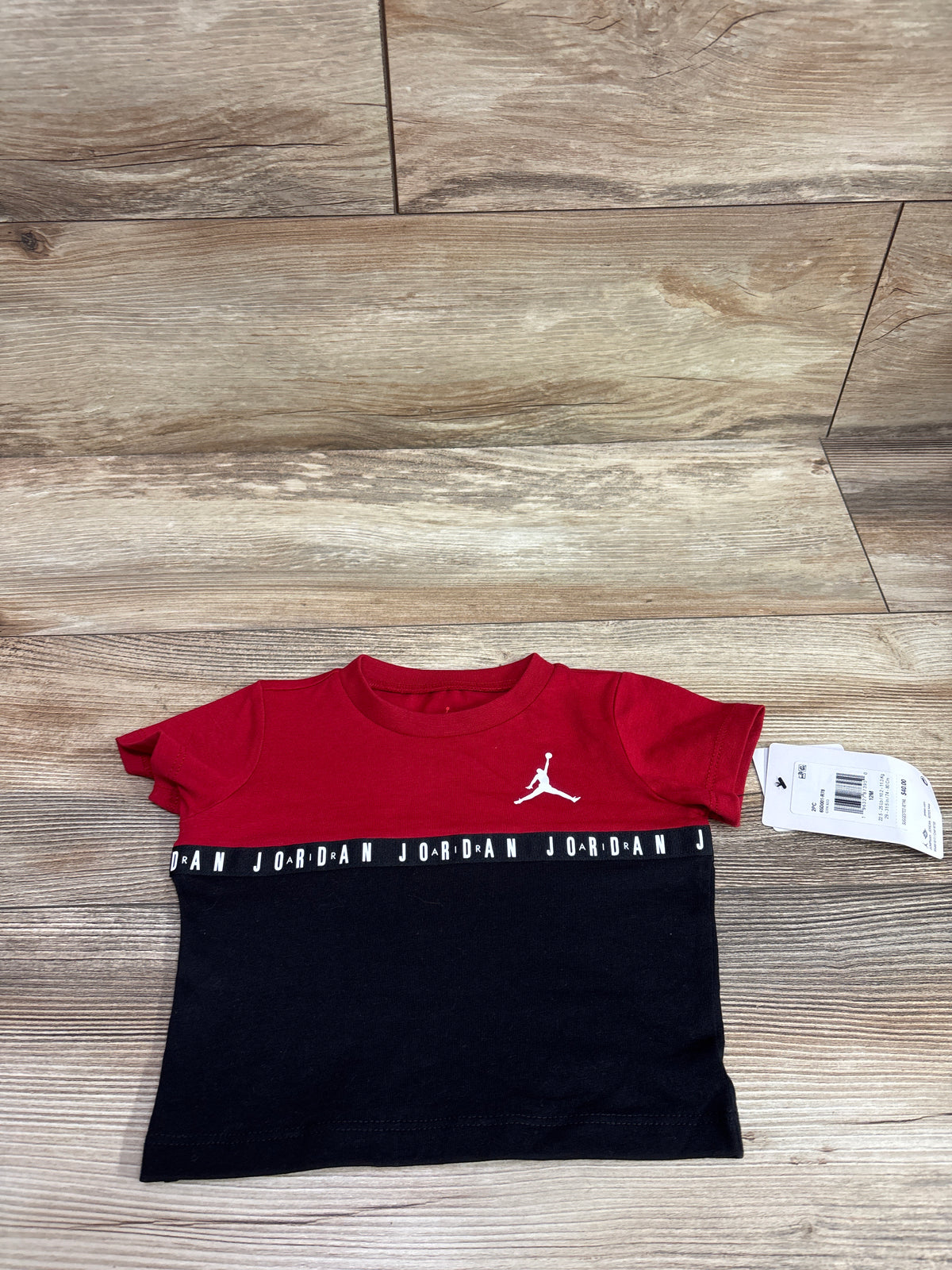 NEW Jordan Shirt Red sz 12m