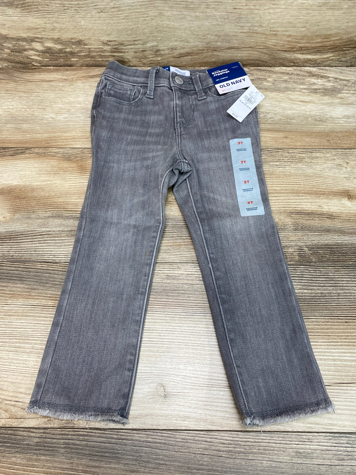 NEW Old Navy Grey Rockstar Jeggings sz 3T