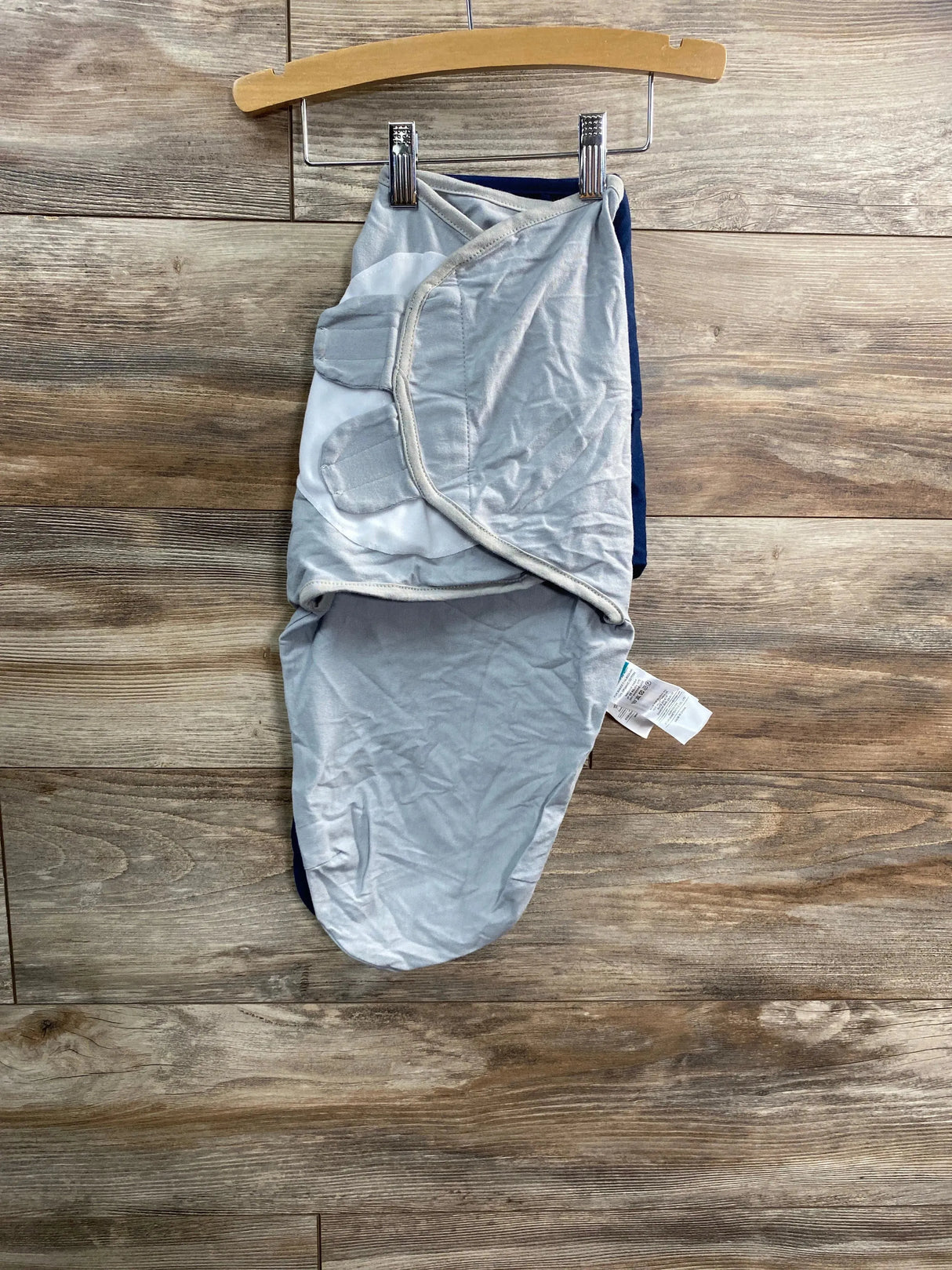 Biloban 2pk Swaddles Grey/Navy sz 0-3m