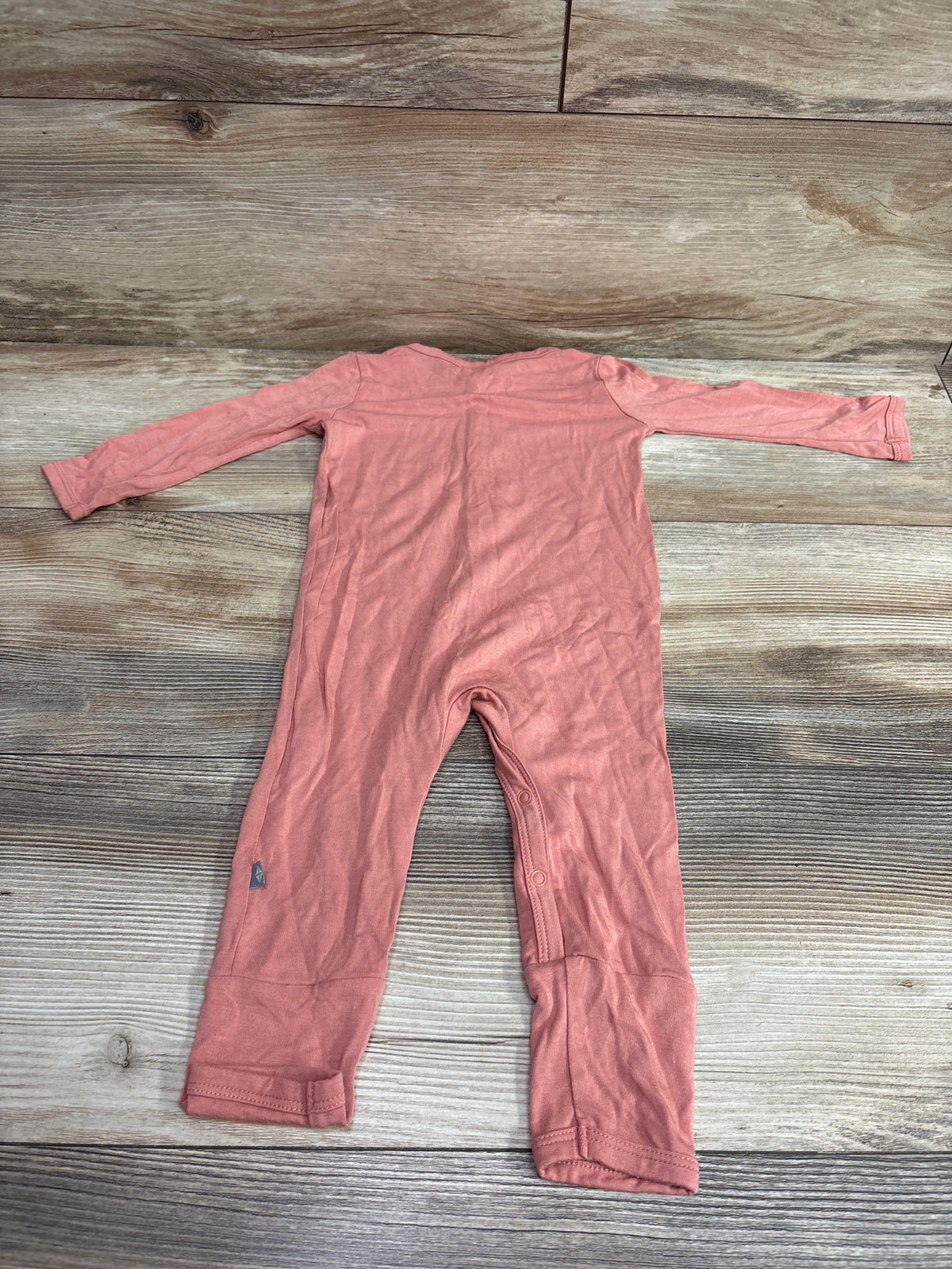 Kyte Baby Bamboo Footless Snap Sleeper Coral sz 6-12m