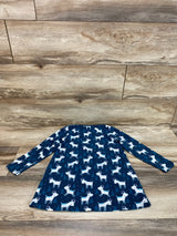 Okie Dokie Fleece Nightgown Teal sz 5T - Me n Mommy To Be