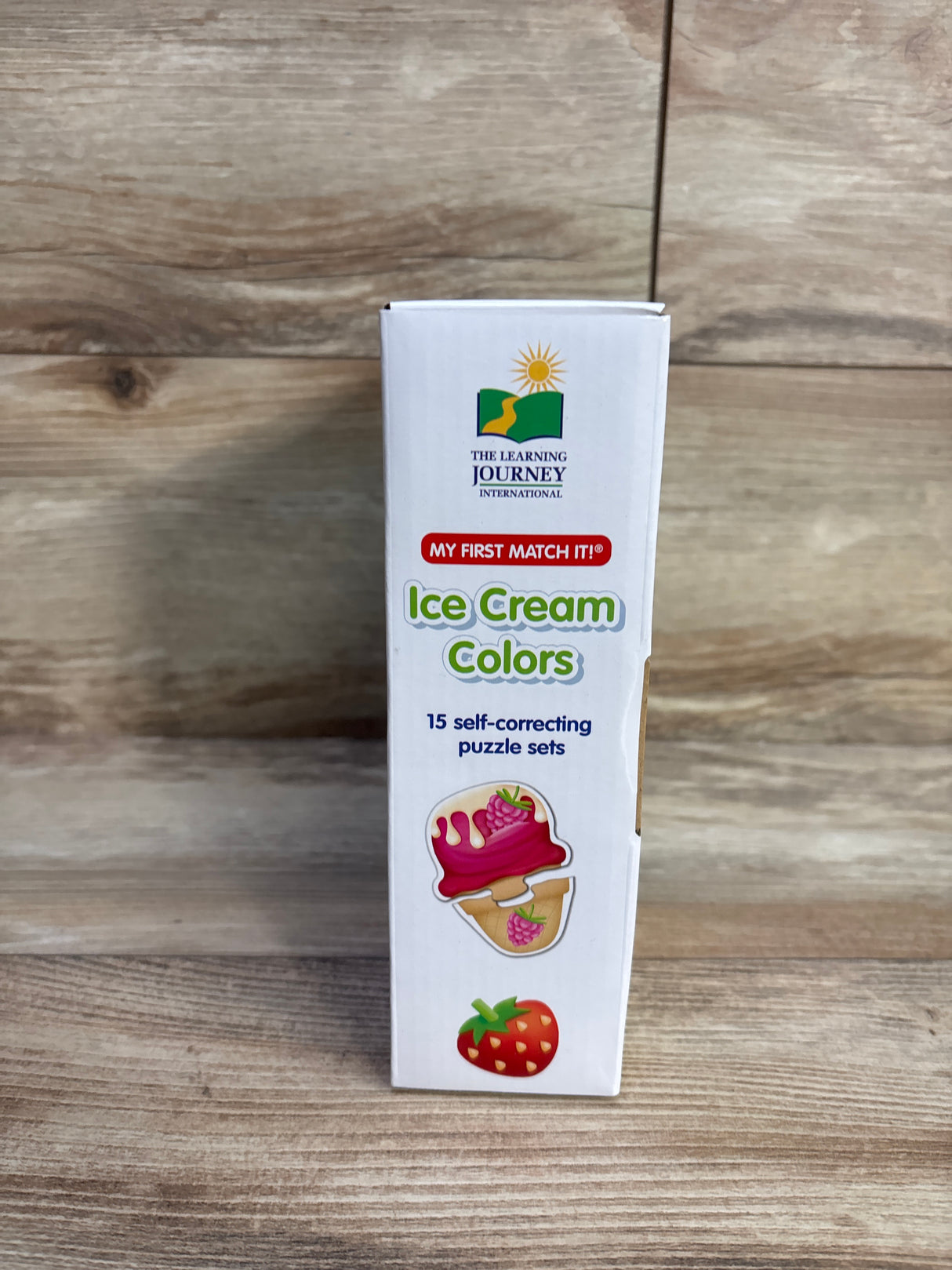 NEW The Learning Journey International My First Match It! Ice Cream Colors Board Game