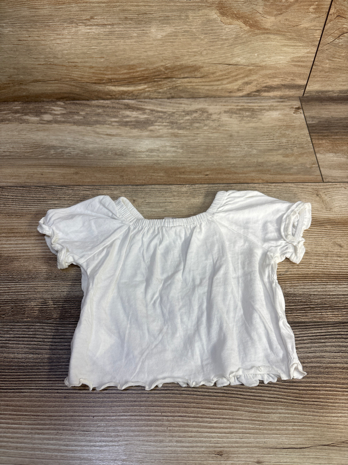 Baby Gap Smocked Top White sz 6-12m