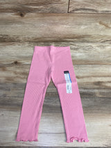 NEW Okie Dokie Ribbed Sea Pink Leggings sz 24m