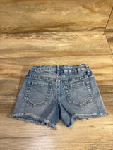 Cat & Jack Embroidered Star Denim Shorts Blue sz 4/5T