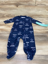 NEW NFL Team Cowboys Sleeper Blue sz 3-6m