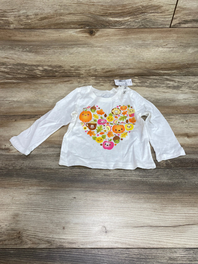 NEW Children's Place Ivory Fall Heart sz 12-18m - Me n Mommy To Be
