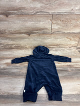 Converse All Star Velour Hooded Coverall Navy sz 3-6m
