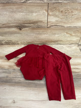 Carter's 2pc Skirted Bodysuit & Pants Set Red sz 9m