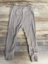 Little Bipsy Ribbed Pull On Pants Taupe sz 18-24m