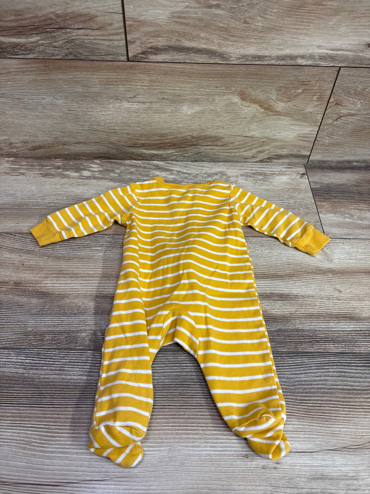 Simple Joys Striped Sleeper Yellow sz 0-3m