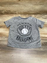 Jumping Beans Active Ballgame Shirt Grey sz 12m