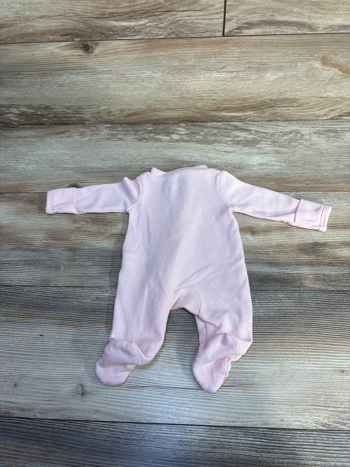 Just One You Thermal Sun & Rainbow Print Sleeper Pink sz Newborn