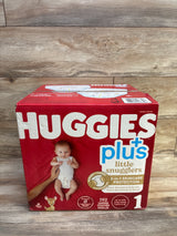 NEW Huggies Plus Little Snugglers Diapers 192ct, Size 1