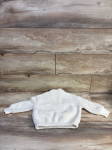 Baby Gap Sherpa Quarter-Zip Pullover Sweatshirt Ivory sz 3T