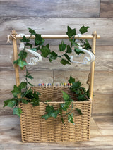 NWOT Juexica Baby Shower Crate Closet Wicker Welcome Box