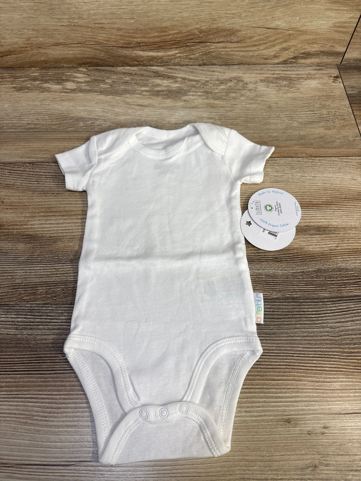 NEW Butterblu Organic Bodysuit White sz 0-3m