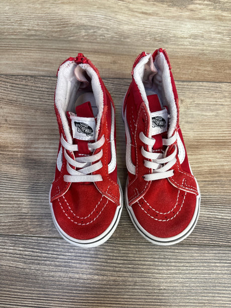 Vans Sk8-Hi Zip Shoe Red sz 8.5 - Me n Mommy To Be
