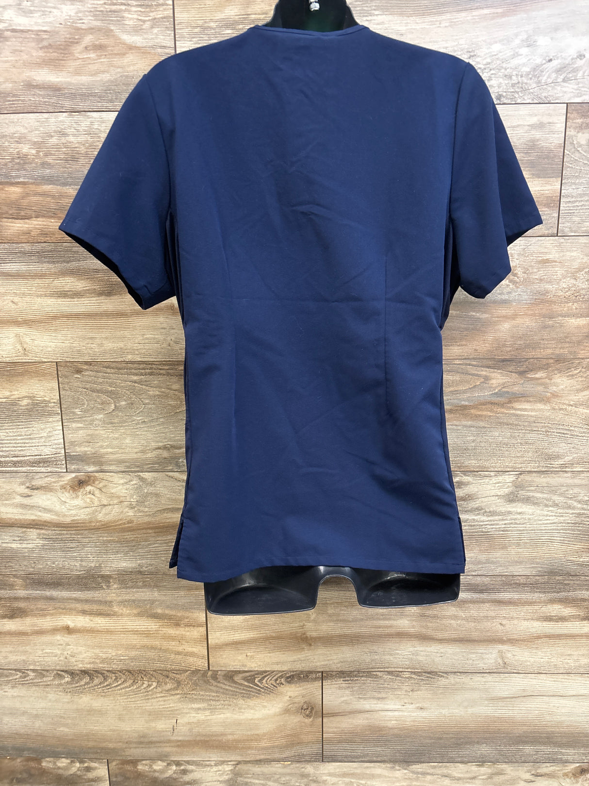 Mandala One Pocket Maternity Scrub Top Navy sz Large