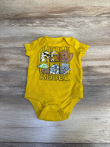 Star Wars Little Rebel Bodysuit Yellow sz 3-6m