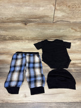 NWOT NZRVAWS 3pc Ain't No Mama Like The One I Got Outfit Set Black sz 0-3m