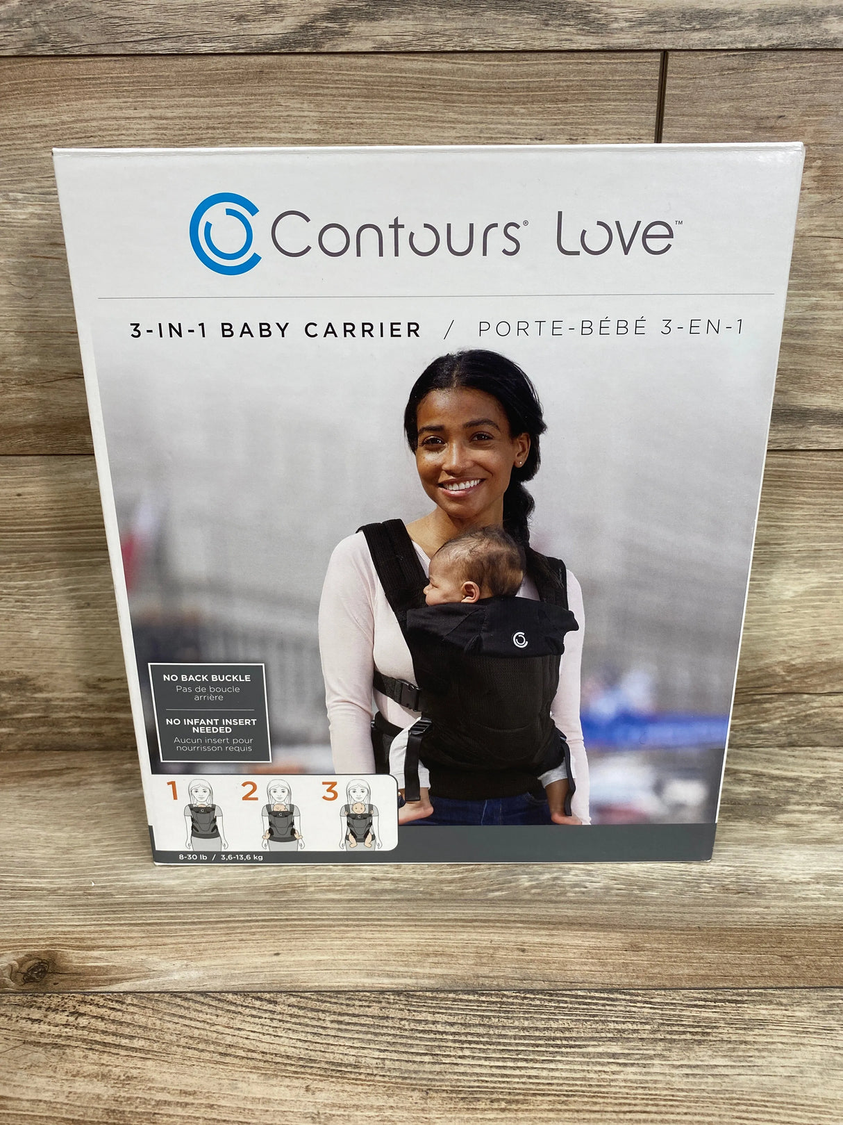 Contours Love 3-in-1 Baby Carrier Mesh Black