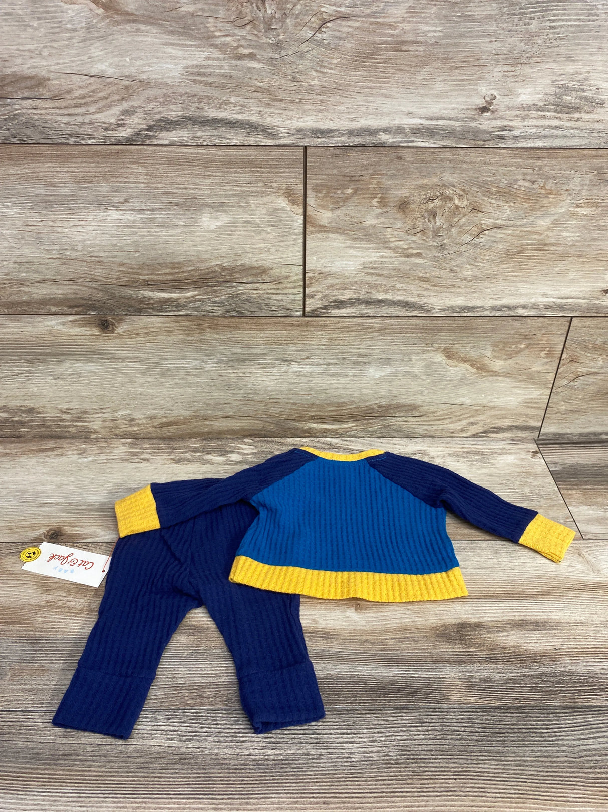 NEW Cat & Jack 2pc Waffle Knit Shirt & Pants sz Newborn