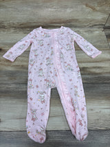 Disney Baby Minnie Mouse Sleeper Pink sz 6/9m