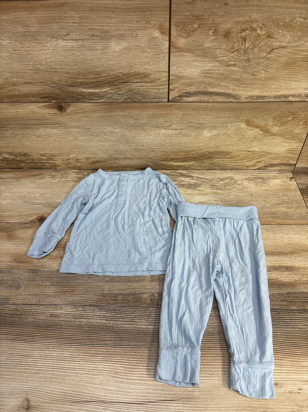 Carter's Purely Soft 2pc Henley Shirt & Pants Set Blue sz 9m