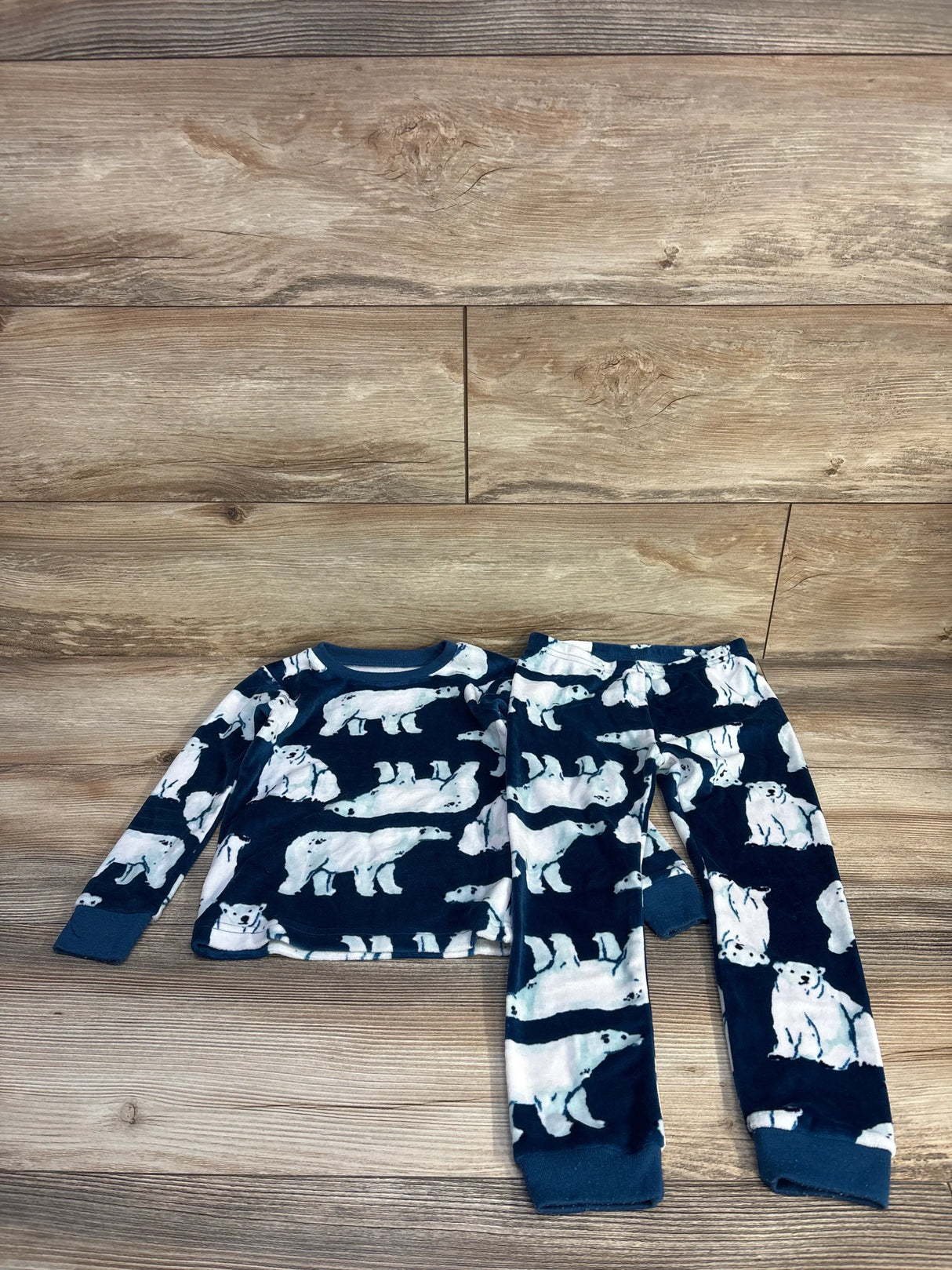 Child Of Mine 2pc Polar Bear Pajama Set Blue sz 4T