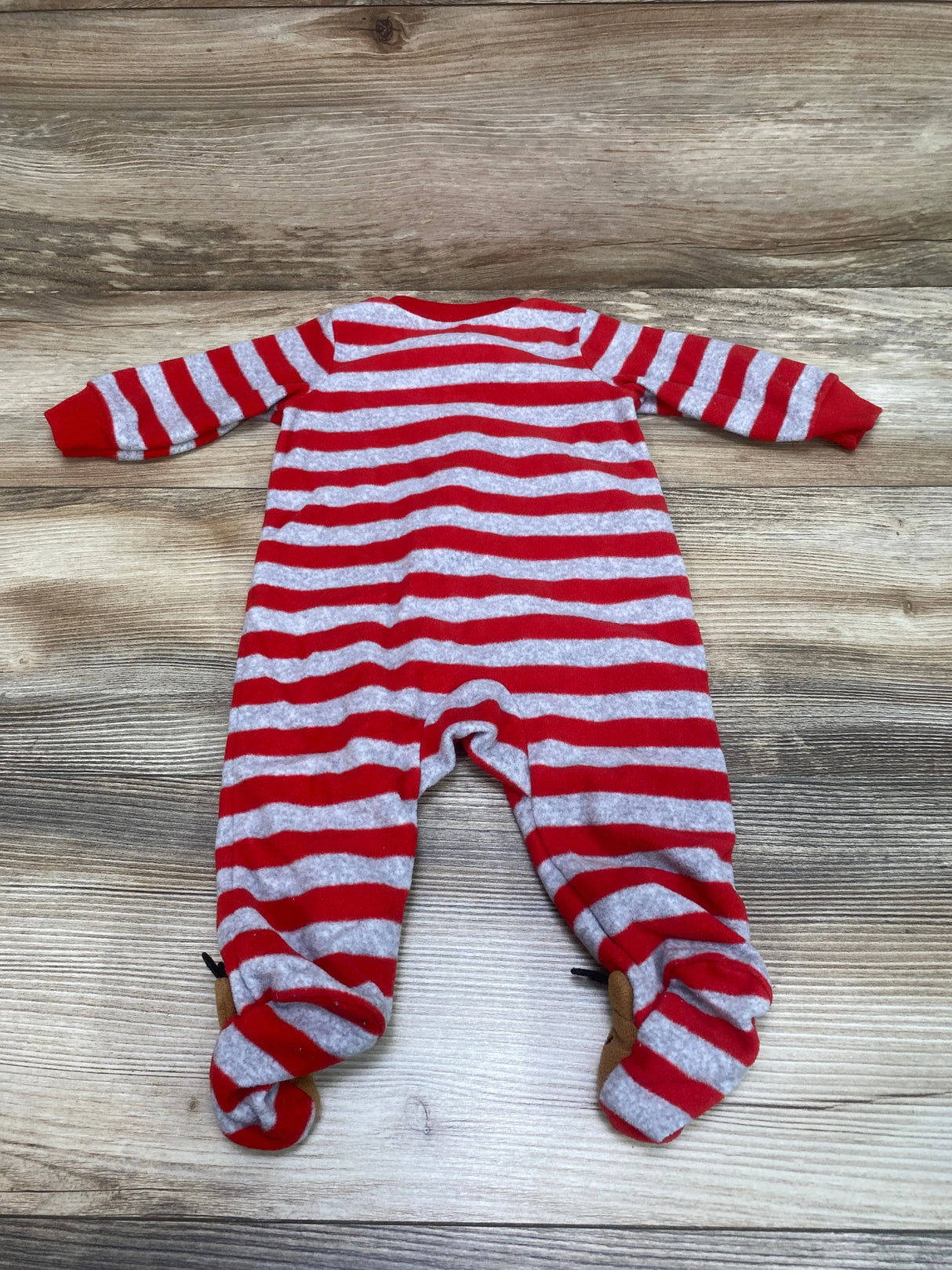 Just One You Striped Blanket Sleeper Red sz 3m - Me n Mommy To Be