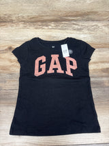 NEW Baby Gap Metallic Logo Shirt Black sz 4-5T