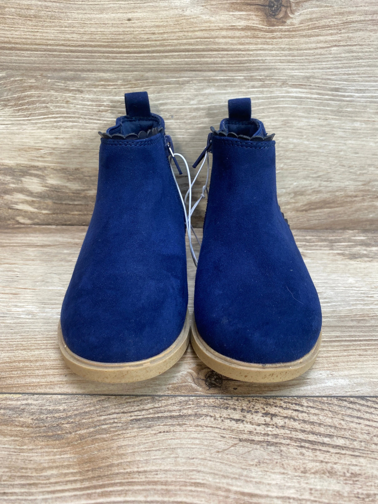 NWoT Tucker + Tate Scalloped Chelsea Boot Blue Sz 10c