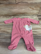 Carter's Chicken Snap Sleeper Pink sz 3m
