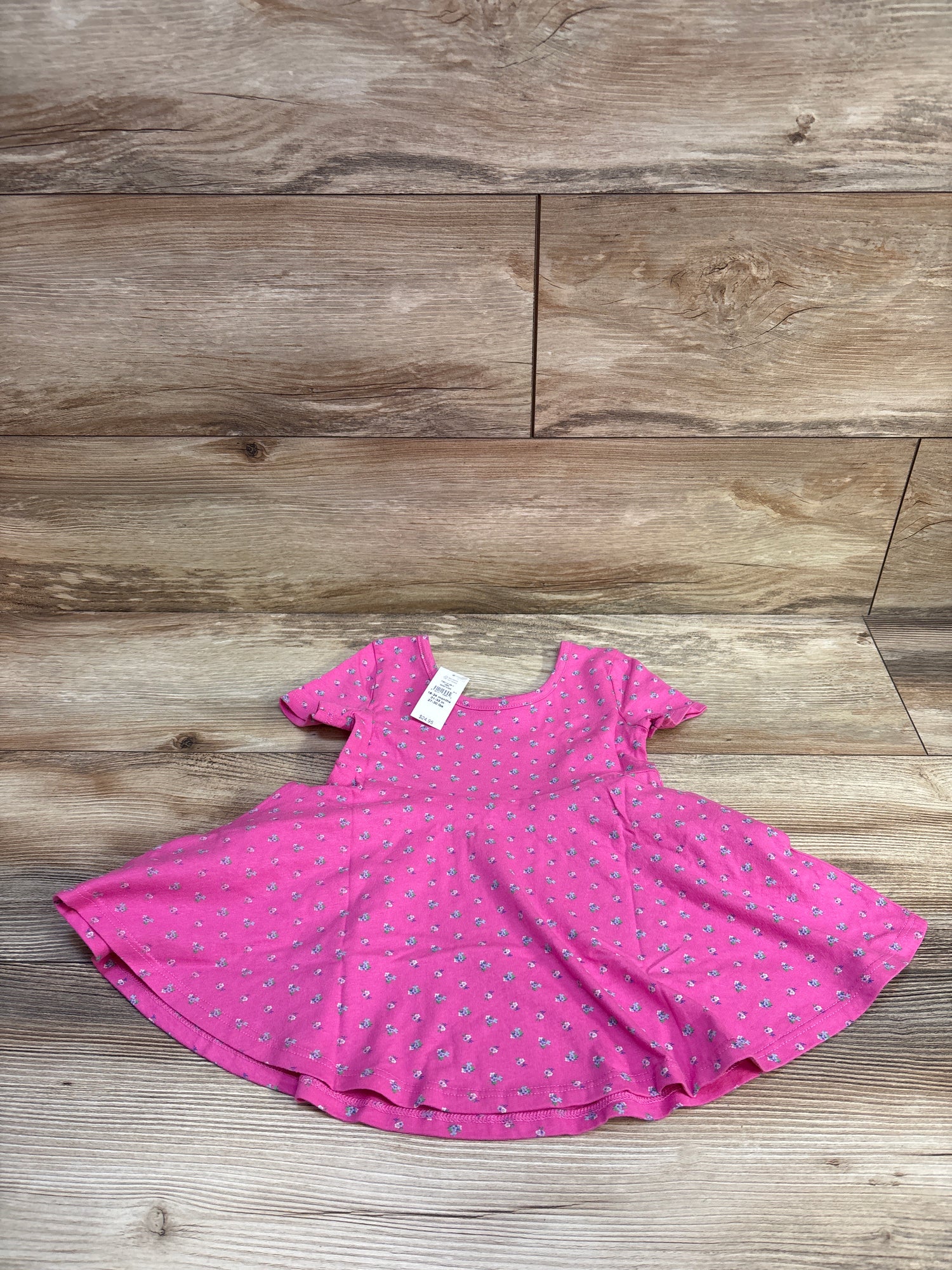 NEW Baby Gap Floral Twirl Dress Pink sz 18-24m
