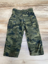 Baby Gap Lined Camo Cargo Pants Green sz 18-24m