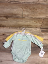 NEW Champion 4pk Bodysuits Green sz 6m