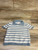 Cat & Jack Knit Collared Shirt White sz 5T