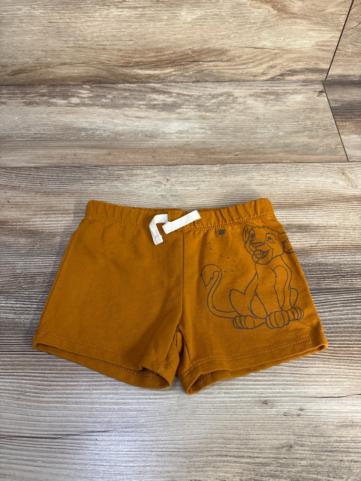 Disney Baby The Lion King Drawstring Shorts Caramel sz 12m