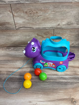 Fisher Price Poppin’ Triceratops Dinosaur Learning Toy w/ 4 Balls