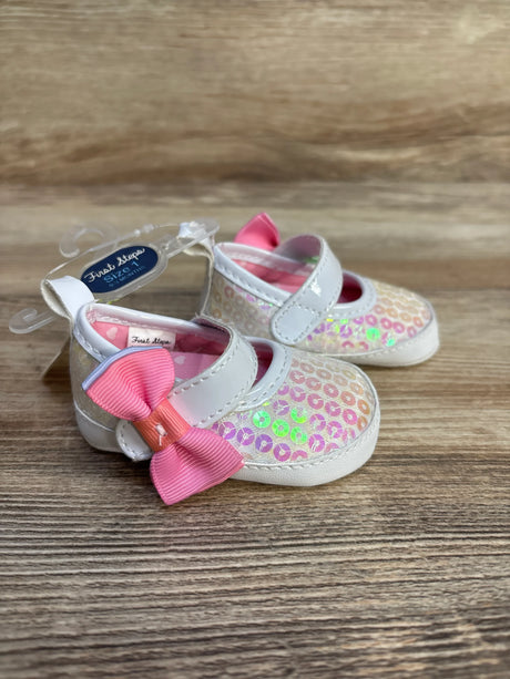 NEW First Steps Pastel Sequin Shoes sz 1c - Me n Mommy To Be
